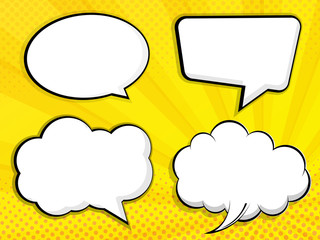 blank speech bubble comic book