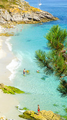 Cies Islands. National Park in Galicia,Spain