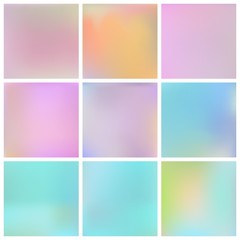 Naklejka premium Bright blurred graphics from various combinations of colors and shades.