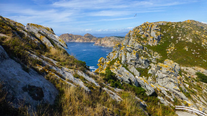 Cies Islands. Natural paradise in Galicia.Spain