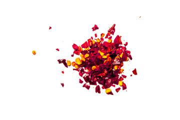 Red pepper, chilli, powdered Chili, texture, isolated