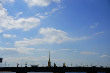 Fototapeta premium View of the Peter and Paul Fortress