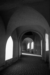 Interior of Pilgrimage Church of Saint John of Nepomuk at Zelena Hora, Zdar nad Sazavou, Czech...
