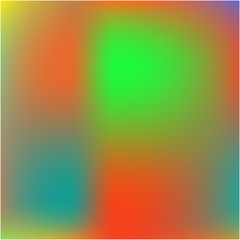 Bright blurred graphics from various combinations of colors and shades.