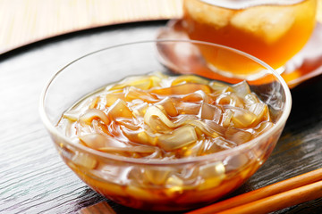 くずきり　黒蜜