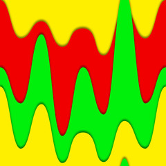 Obraz premium Volumetric, three-dimensional color seamless texture paint flows
