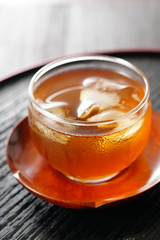 冷たい麦茶