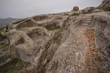 uplistsikhe details of carved stones