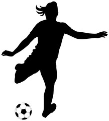 Fototapeta na wymiar Frauenfußball