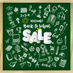 1 September. Russian translation of the inscription September 1 Day of knowledge.