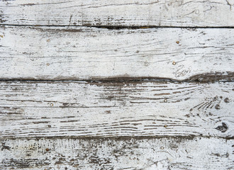 white rustic wood plank texture background. top view. vintage white painted wood background