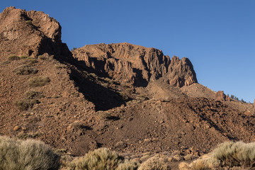 Mountains in Teide National Park, Spain