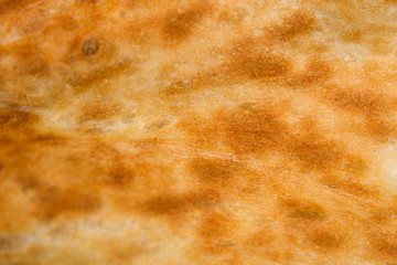 Backdrop of traditional Georgian homemade bread puri