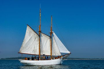 sailing ship on the sea