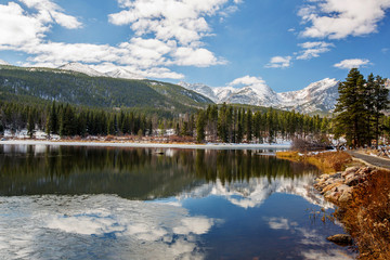 Lake in Colorado Rocky Mountains