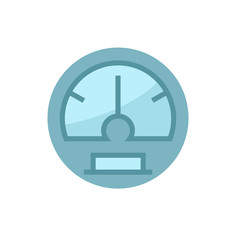 pressure gauge, meter icon