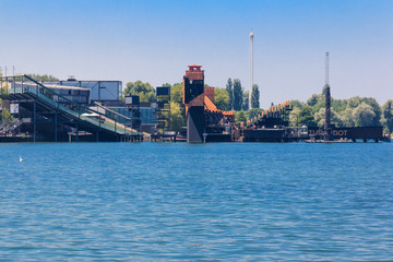 Die Seebühne in Bregenz am Bodensee Österreich