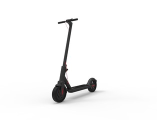 3D rendering of a electric mobility scooter isolated in white background © Sepia100