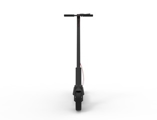 3D rendering of a electric mobility scooter isolated in white background