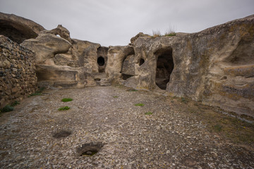 uplistsikhe details of floors and walls