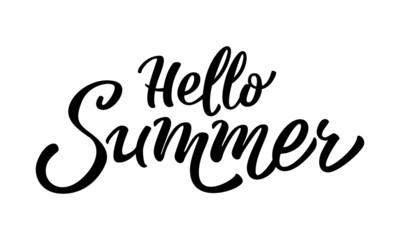 Hello Sammer - hand lettering on a white background.