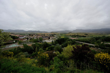 Fototapeta premium Haro, located in the northwest of the community of La Rioja (Spain). important locality of the wine industry and wine tourism. 