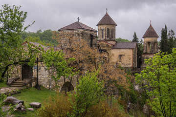Fototapeta na wymiar view on Motsameta Monastery