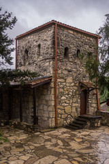 Fototapeta na wymiar watch tower Motsameta Monastery