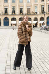 Glamour Fashion Portrait of Young Elegant Woman.