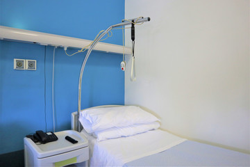 hospital ward with beds