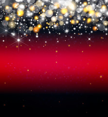 elegant red festive background with stars