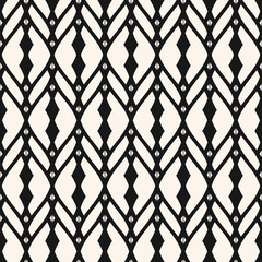 Fototapeta premium Abstract geometric pattern. Seamless vector texture with grid, lattice, fence