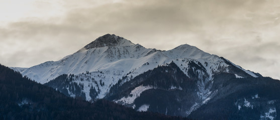 Berg Panorama Tirol Winter