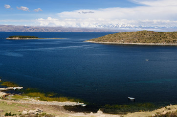Fototapeta na wymiar Bolivia, Titicaca lake