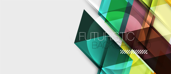 Triangle geometrical modern business presentation design template, abstract pattern for any background