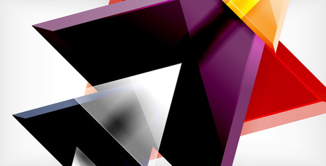 Triangle abstract background