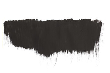 Black ink background painted by brush. Illustration