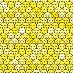 Naklejka premium Crowd seamless pattern