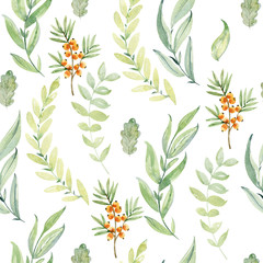 Aquarell Waldmuster. © Tapilipa
