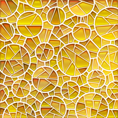 abstract vector stained-glass mosaic background