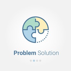 Problem Solution vector icon