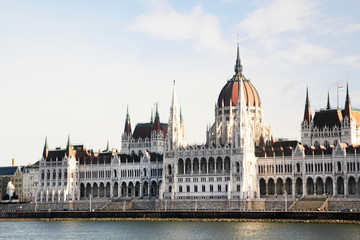 Fototapeta premium The Parliament building, Budapest, Hungary