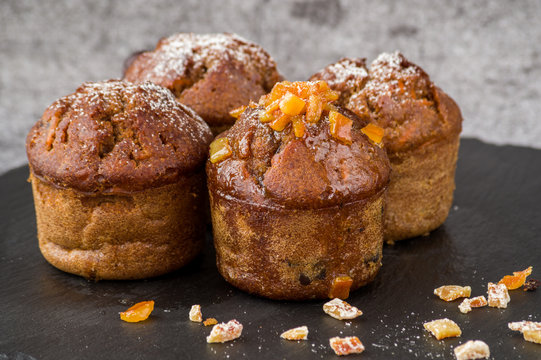 Marchekowe muffinki z bakaliami.