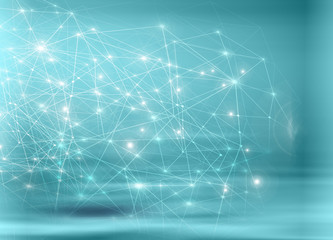 Technological background, Internet concept of global business. Internet connection, abstract of science and technology graphic design