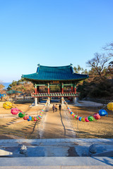 Naklejka premium Korean Buddhist temple Naksan Temple