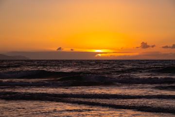 Obraz premium sunrise at the sea