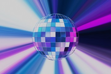 Abstract Disco Ball Background