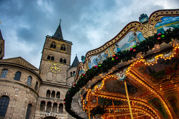 Trier Christmas Market - obrazy, fototapety, plakaty