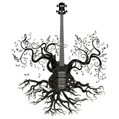 Retro guitar tree