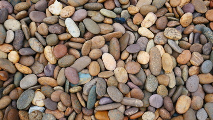 pebbles stone background, smooth stone texture